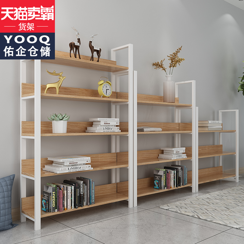 钢木货架展柜样品展示架陈列架多A功能货柜陈列柜置物架展示柜家