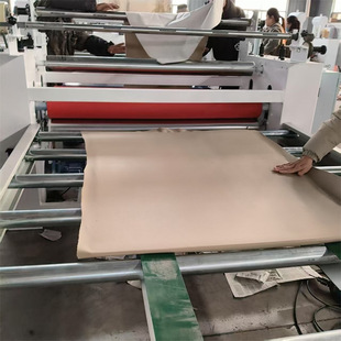 定制密度板皮革平贴机 XPE海绵草坪EVA胶复合机 硬包雪弗板贴面机