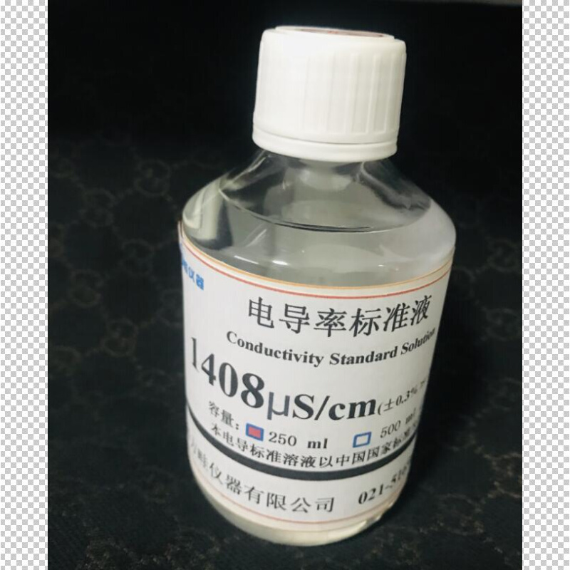 250ml 电导标准液电导率仪校正液1408us/cm/EC标准液电阻仪校准液