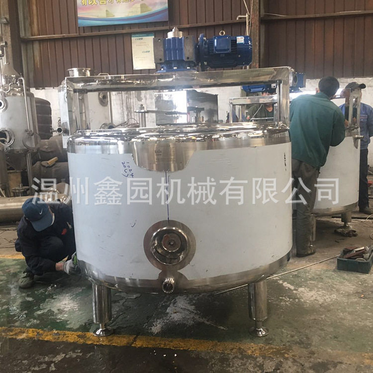 直销立式单层奶酪搅拌罐 304不锈钢食品级搅拌桶搅拌机常压订做