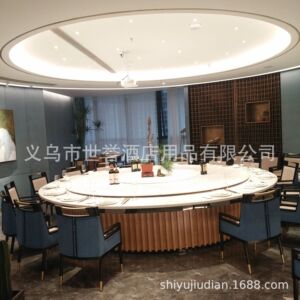 上海高端会所新中式实木餐椅 酒店豪华包厢白蜡木餐椅 实木餐桌椅