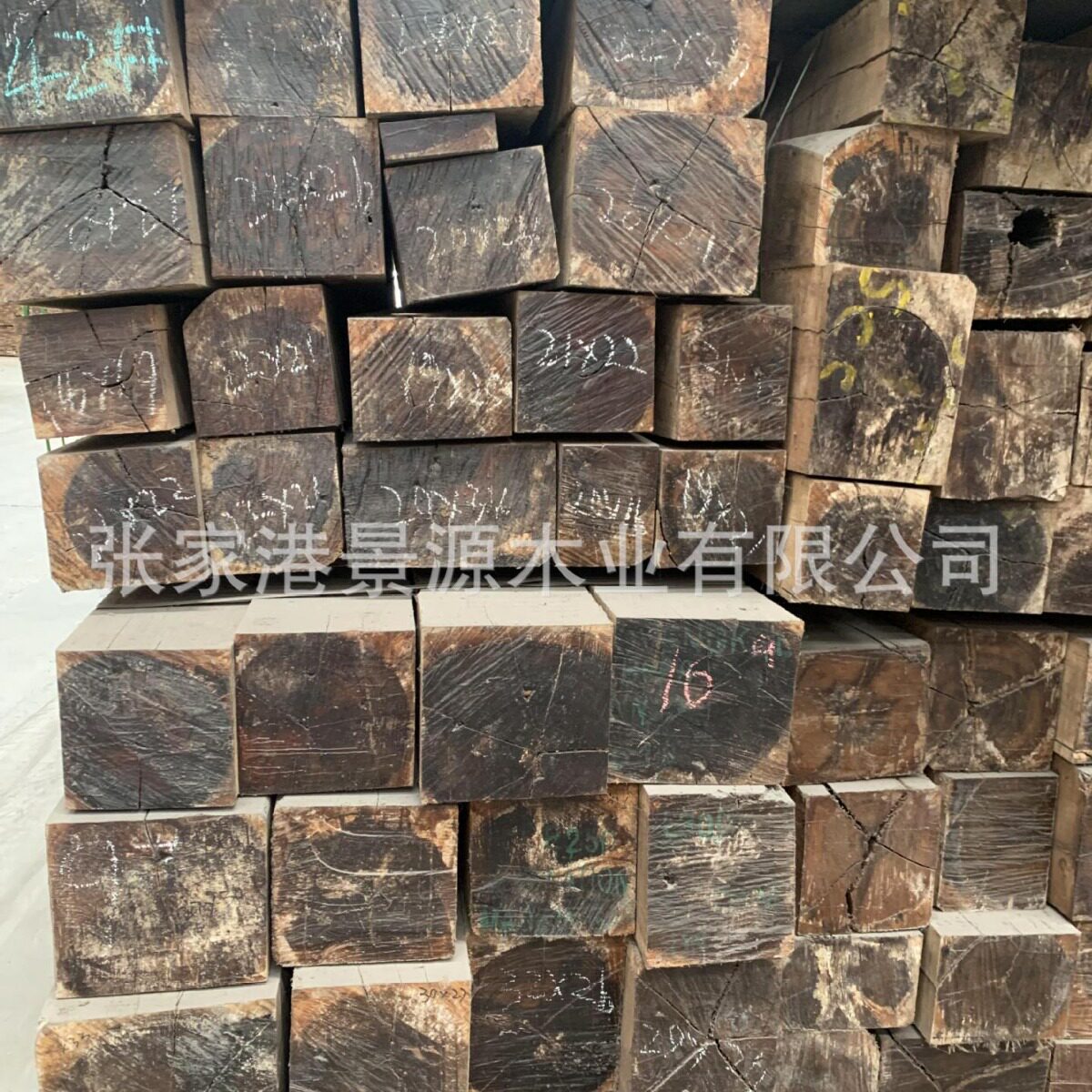 加蓬黑檀印尼黑酸枝原木方料