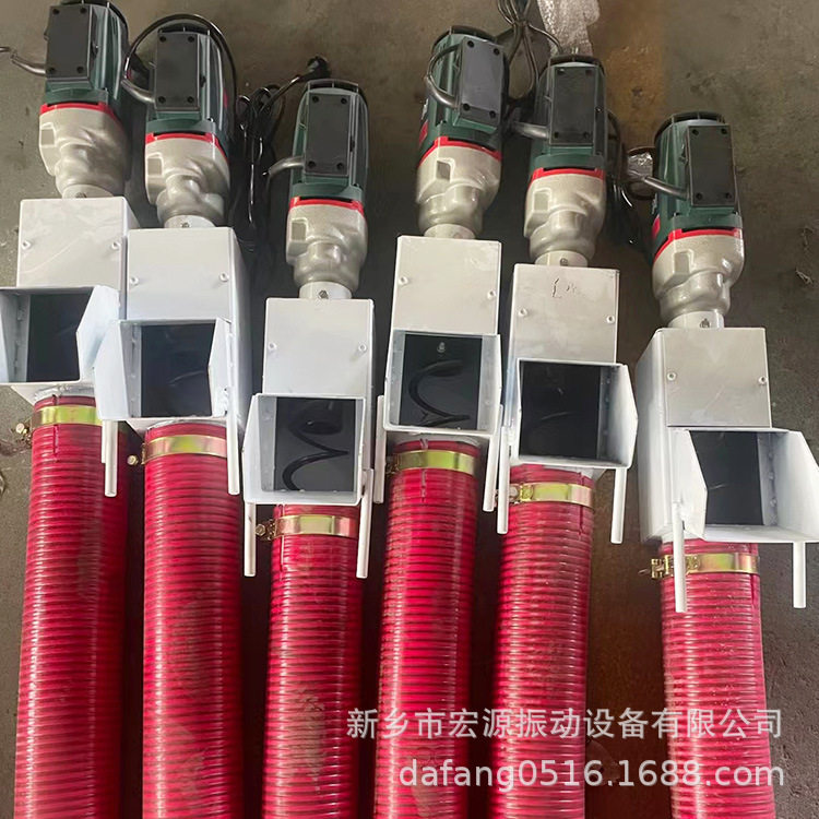 手拿持式电钻小型软管吸粮机 2-3吨/h 管径100  农用螺旋式省力