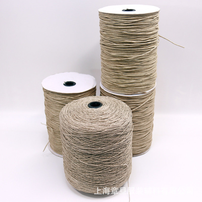 亚麻棉线 棉麻上蜡线吊牌线服装手工DIY辅料箱包鞋帽编织装饰
