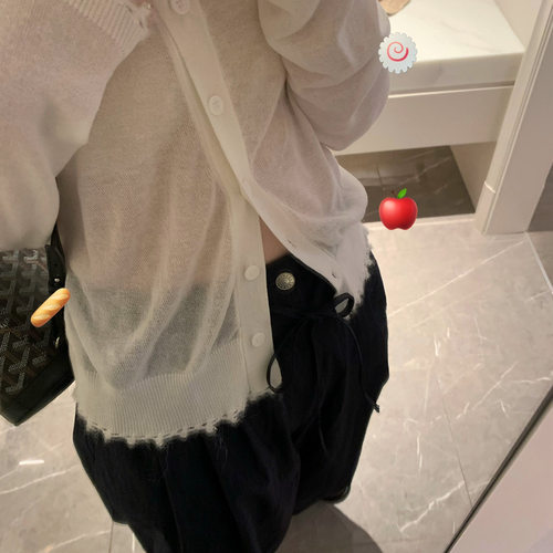 uungchuuu 25SS 超薄微透天丝亚麻开衫