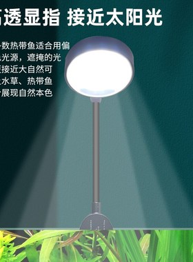 快速发货斗鱼缸小夹灯水草灯鱼缸灯USFB鱼缸灯桌面鱼缸灯LED鱼缸