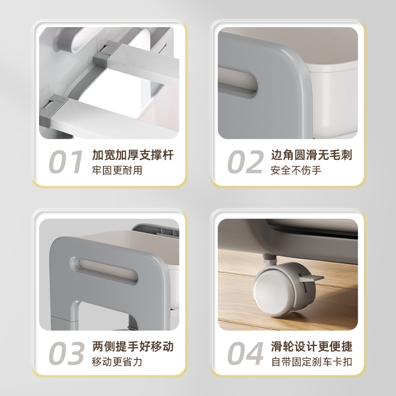现货速发厨房置物架下水槽橱柜拉篮调料碗碟盘收纳架水池下抽拉式