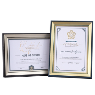 A4证书框相框摆台高端授权书框证件框奖状展示框A3营业执照框挂墙