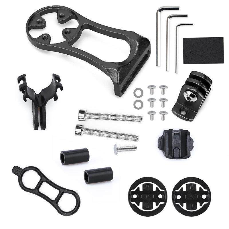 自行车码表架公路车一体把铝合金延伸支架车灯下挂吊装骑行配件