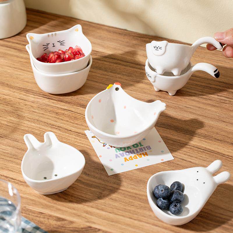 陶瓷小碟子家用创意酱油碟餐厅饭店商用调料碟调味碟醋碟酒店特色