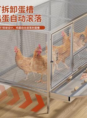 鸡笼家用室外小号大号养鸡笼室内阳台加密养殖笼鸡鸭鹅笼子防鼠笼