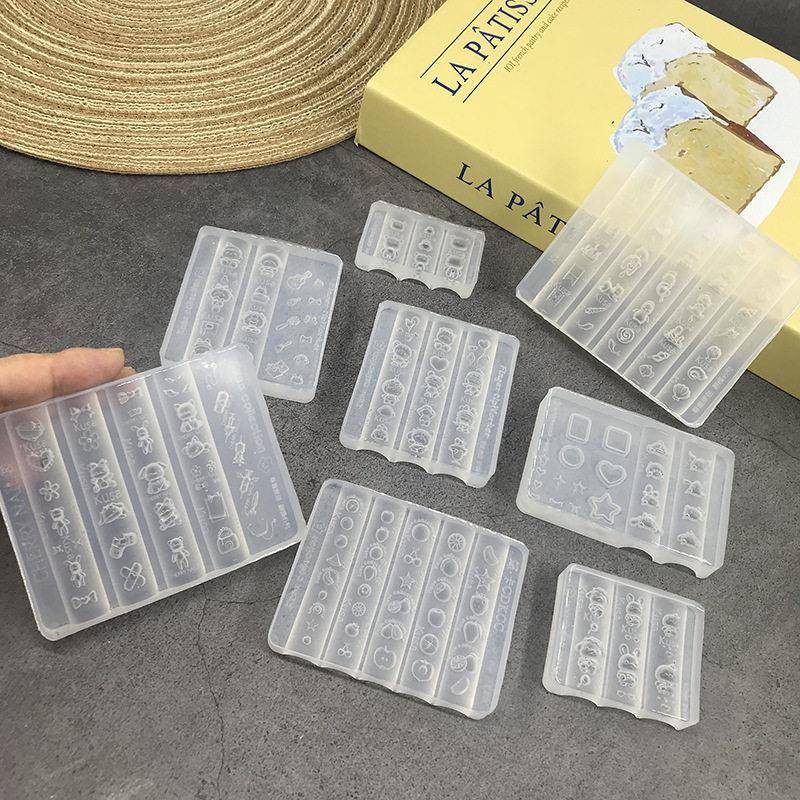 美甲模具卡通小企鹅气球kt轻松熊系列造型硅胶磨具指甲装饰工具