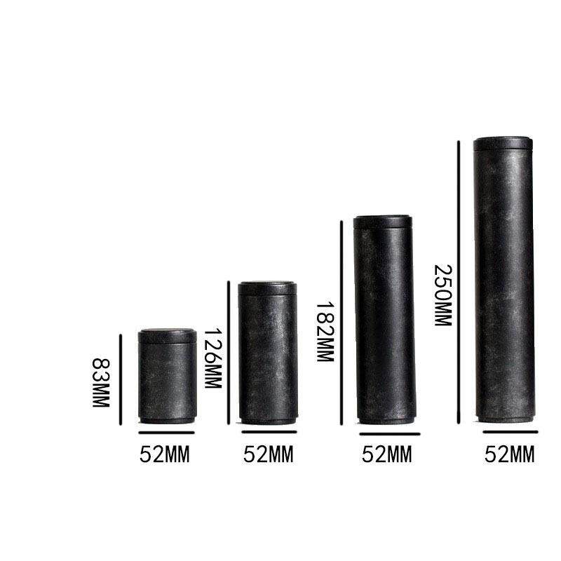 随手便携小圆罐复古细磨砂茶叶罐铁盒圆形铁盒小茶饼罐现货