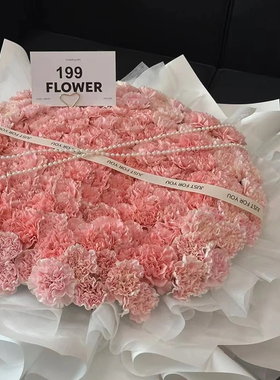 康乃馨99朵鲜花花束同城配送速递全国实体花店生日鲜花送妈妈礼物