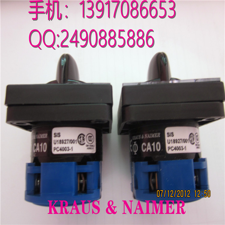 CA10 A712-600E奥地利KN开关KRAUS&NAIMER