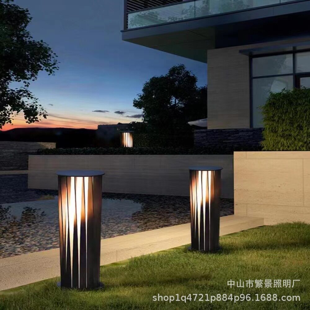 户外防水太阳能接电草坪灯