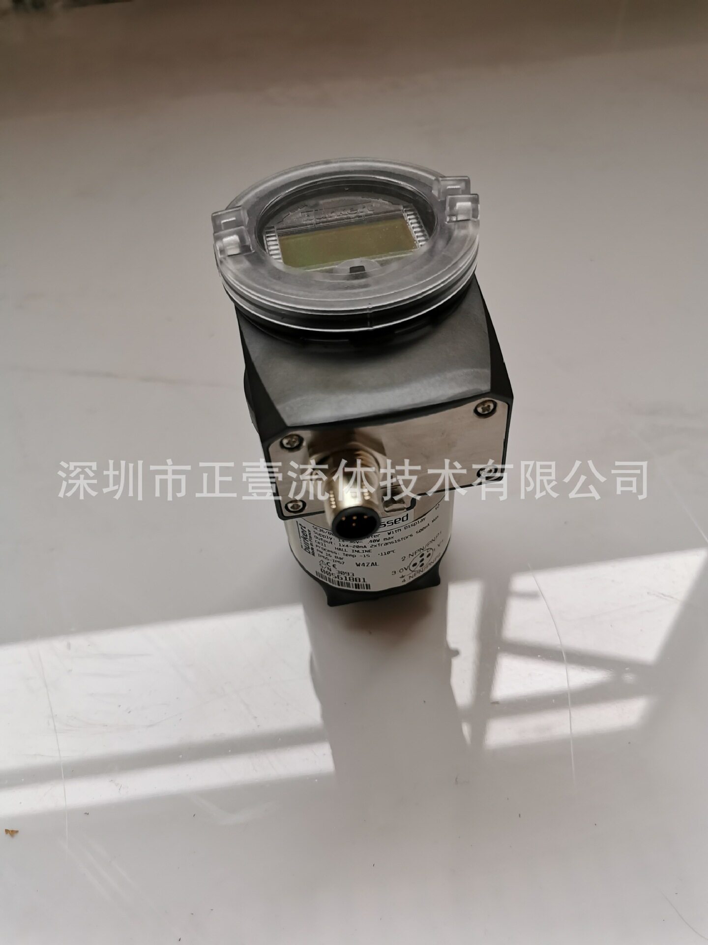 德国进口 burkert 涡轮流量计 8036 FLOW 4-20mA 模拟量 带显示