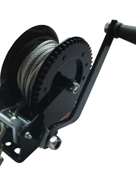 厂家低价直销手动绞车蜗杆绞盘卷扬机2000LBS