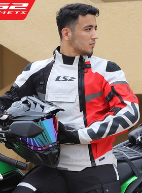 LS2摩托车骑行服新款CE认证春秋骑行服新款MJ166MP166