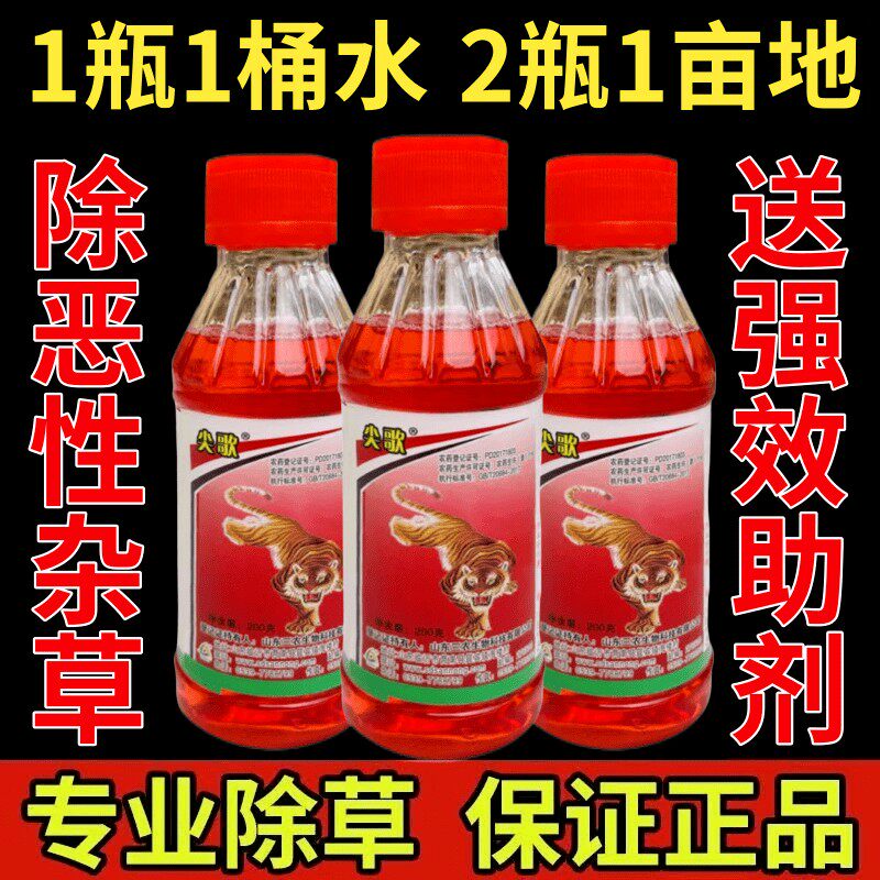 正品尖哥草甘膦除草烂根剂农药