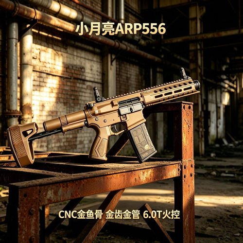 小月亮ARP556金齿金管电动回膛儿童玩具真人CS下场WarGame发射器