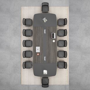 2026会议桌长桌简约现代办公办公室洽谈培训小型会议室桌椅组合家