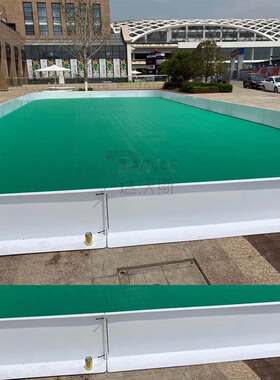 Floorball旱地围挡 塑料儿童防护旱地冰球陆地冰球围挡围栏