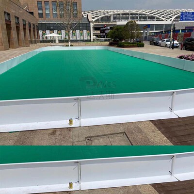 Floorball旱地围挡 塑料儿童防护旱地冰球陆地冰球围挡围栏