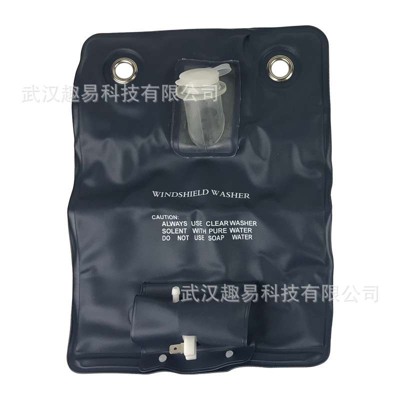 12V 汽车摩托车挡风玻璃清洁工具清洗泵套件加1L升水袋玻璃水袋