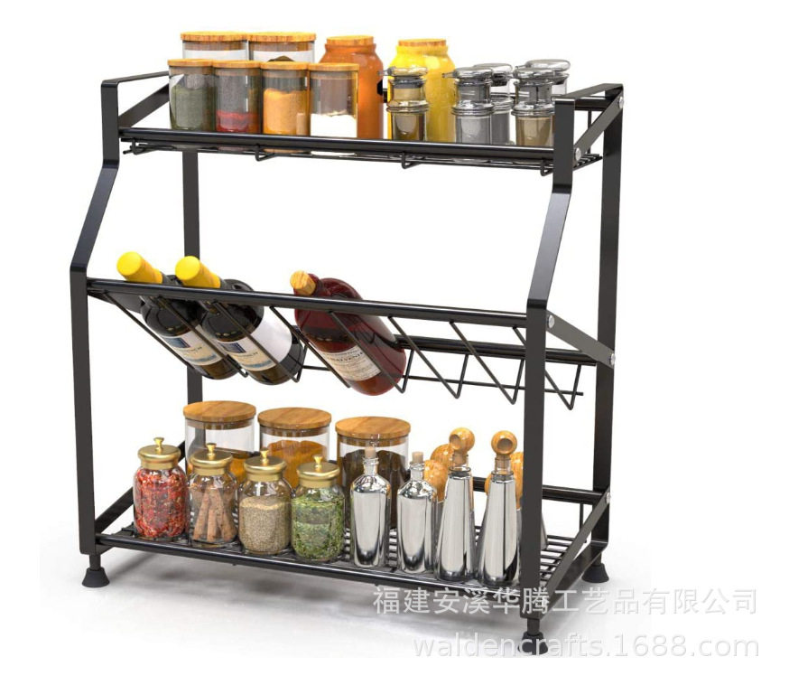 香料架 2 层 厨房浴室收纳柜台面储物架支架立架,电子元器件市场,电线扎带/束线带,淘宝优惠券,粉丝福利购,淘宝优惠卷