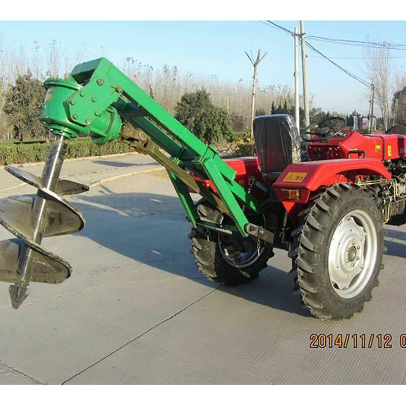 工程用挖坑机 车载式挖坑机 新款大直径拖拉机挖坑机