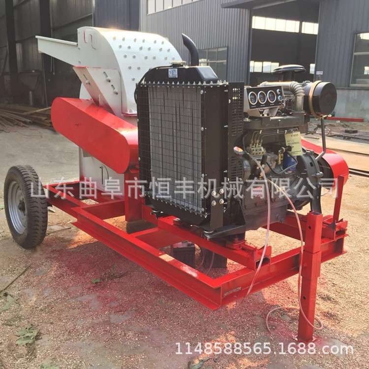 恒丰 锯末木材粉碎机 贺州高产量锯末粉碎机 木材树枝粉碎机