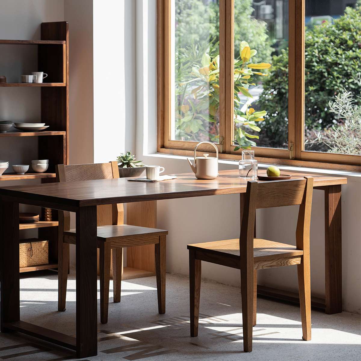 MUMO 餐椅 红橡木 原木餐椅 原木椅 书桌椅 黑胡桃木餐椅