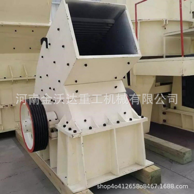小型玻璃瓷砖陶瓷锤式破碎机石膏砖瓦碎块页岩制砂机水泥块打砂机