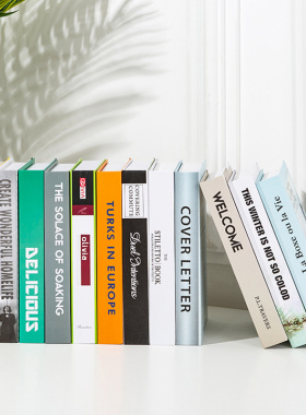 小号假书仿真书装饰品摆设拍摄道具模型书O盒客厅书柜电视柜摆件