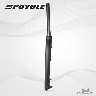 27.5er/29er碳纤维登山自行z车前叉椎管100*15开档外走线山马硬叉