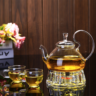 耐高温电陶炉烧水壶n 可加热耐高温茶 直火煮茶养生壶 玻璃电陶壶
