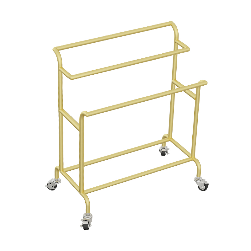 家用阳台宝宝婴儿双杆p式衣物晾衣杆室内室外晒被子挂衣架推拉移