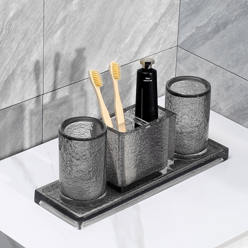 卫生间轻奢电动牙刷置物架刷牙杯酒店F卫浴五件套浴室摆件洗漱套,家庭/个人清洁工具,浴室用品套件,淘宝优惠券,粉丝福利购,淘宝优惠卷