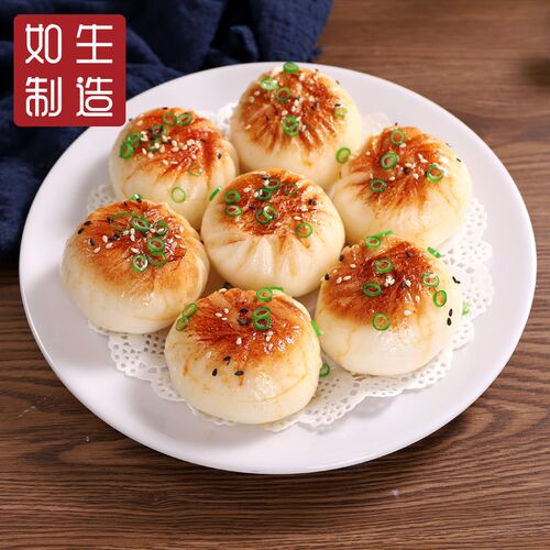 仿真煎包模型煎包煎饺模型仿x真食品食物模型包子模型影视道具模