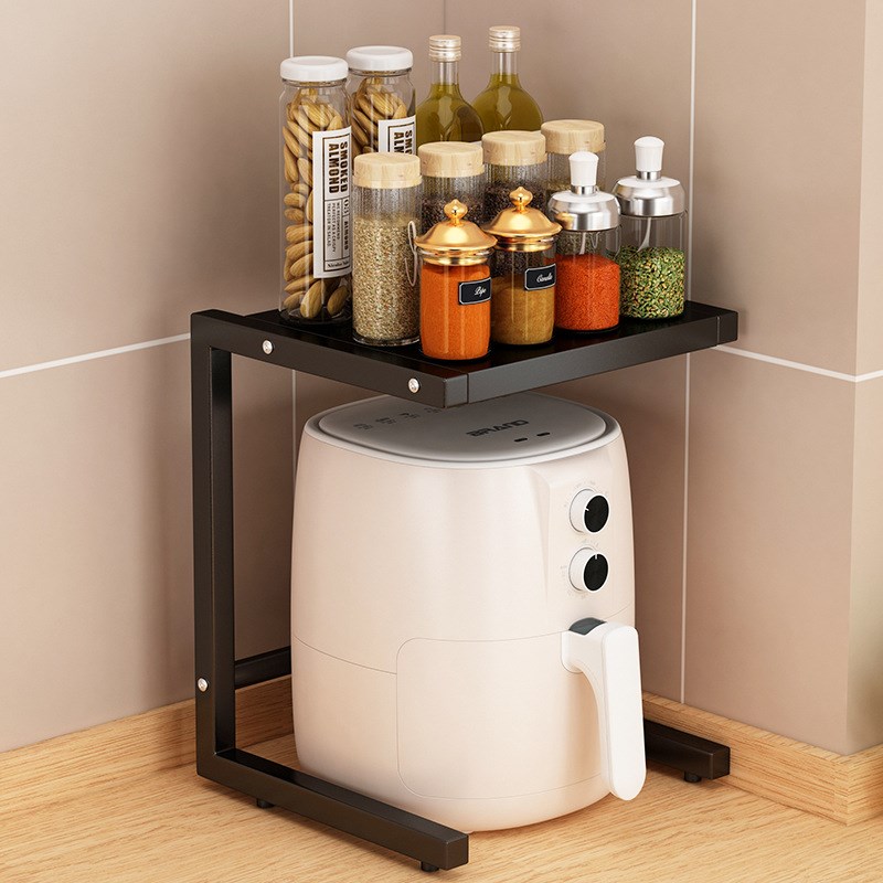 放空气炸锅c置物架厨房台面多功能家用电饭煲收纳架子分层电器储