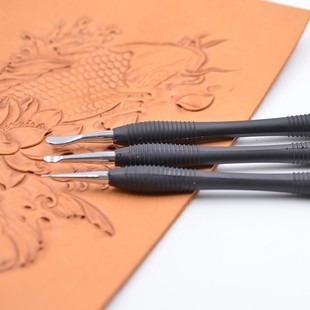 手工DIY皮h具工具美式皮革压擦器皮雕写实塑型起鼓皮塑铁笔塑形