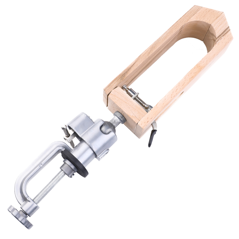 皮具手缝木夹木架皮革固定架子缝线手工diy工具钱Y包手缝木架
