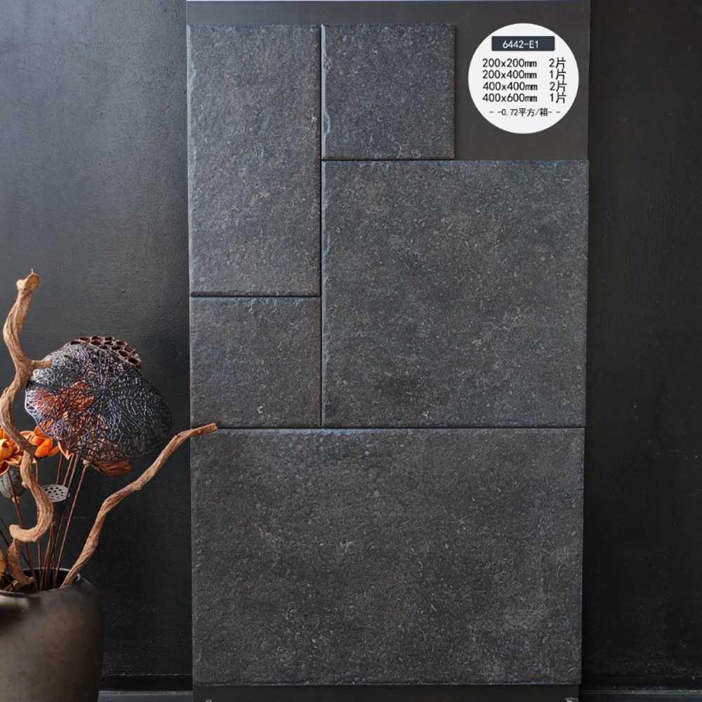 佛山瓷砖古堡子母砖复古全瓷餐厅民宿地砖仿古砖庭院地板砖