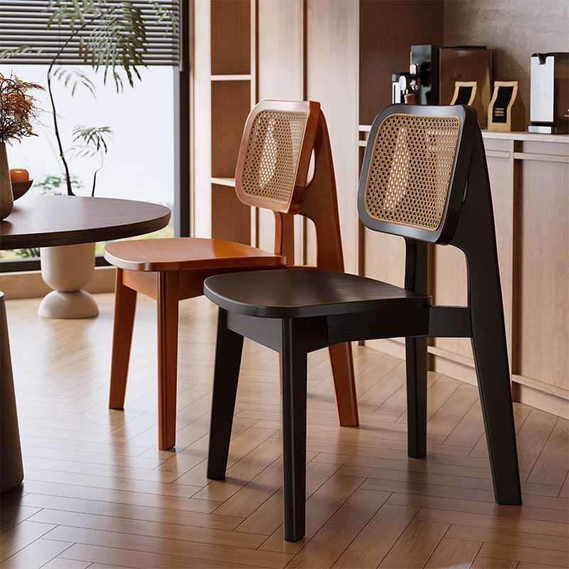 中古藤编餐椅家用现代茶桌餐桌椅子靠背椅休闲复古设计师黑色实木,基础建材,脚轮/万向轮,淘宝优惠券,粉丝福利购,淘宝优惠卷