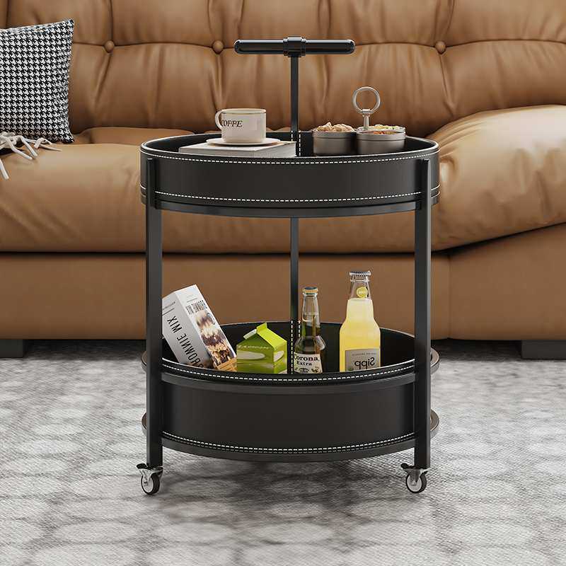 W1TR意式马鞍皮小推车沙发边几客厅家用卧室书房可移动带轮茶几高,农机/农具/农膜,其它农用工具,淘宝优惠券,粉丝福利购,淘宝优惠卷