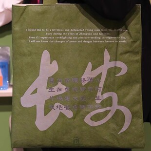 西安兵馬俑幾何帆布包文創包包加厚帆布袋手提紀念博物館禮品彩色