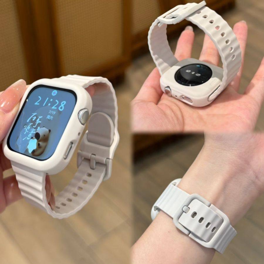 适用华为fit4同色金属扣硅胶表带新款fit4pro运动休闲硅胶保护壳,手表,配件,淘宝优惠券,粉丝福利购,淘宝优惠卷