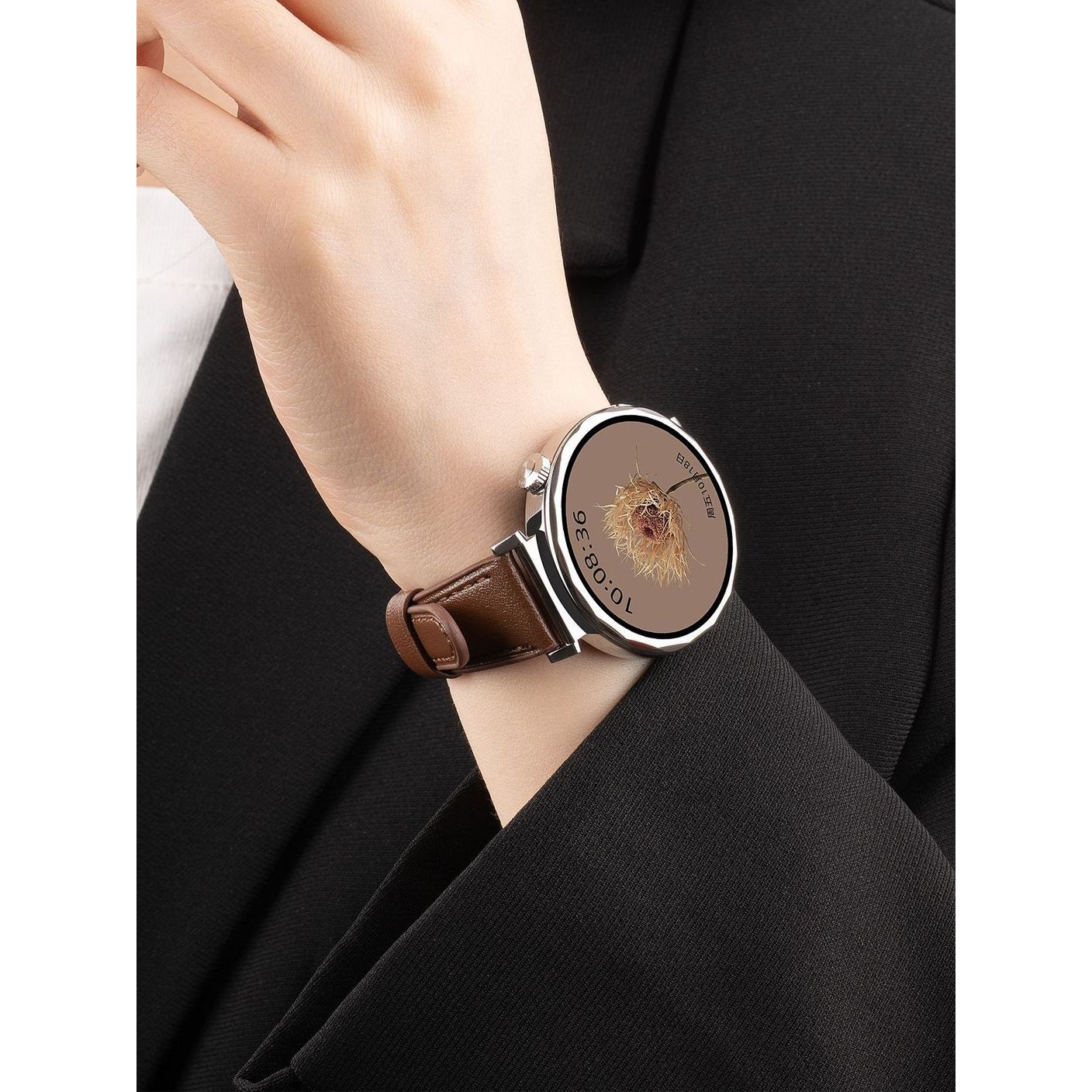 适用华为gt6手表带gt5皮质gt4秋冬新款watch5高级女款gt3Pro表带