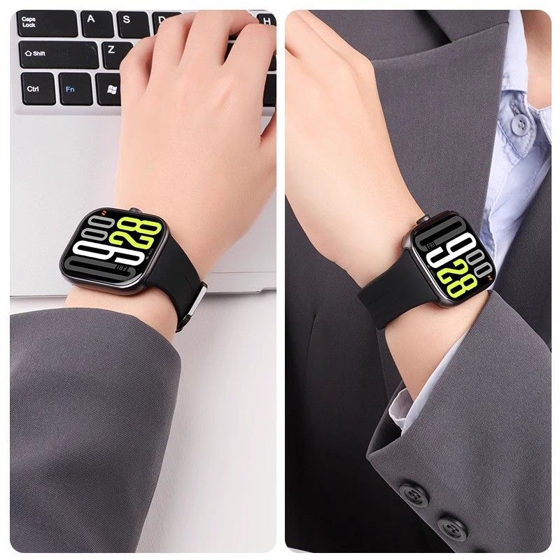 适用红米手表watch6/5/4表带小米手环8/9pro高级感时尚智能配